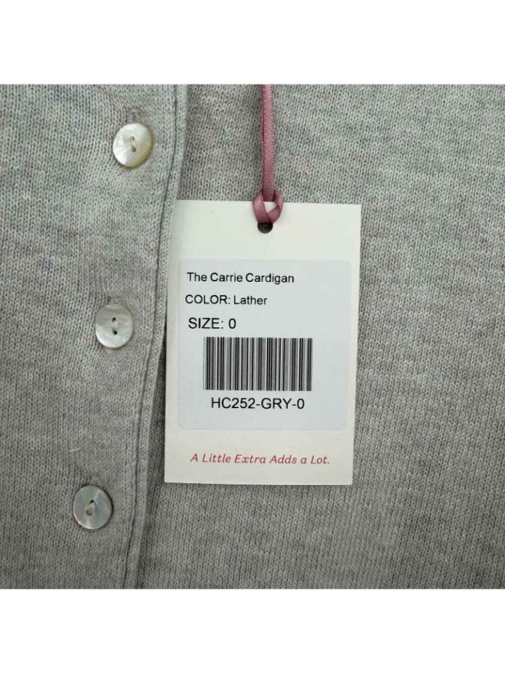 Kilte Collection Carrie Tank and Cardigan Sweater Matching Set Heather Grey 0/XS - Picture 5 of 15